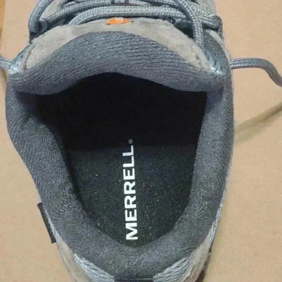 EUC Merrell MOAB 3 blue gray wide width hiking shoes‎ women's 8 - Picture 5 of 7